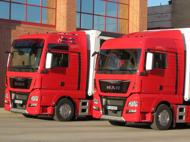Las amplias cabinas de los MAN TGX se adaptan bien al largo recorrido.